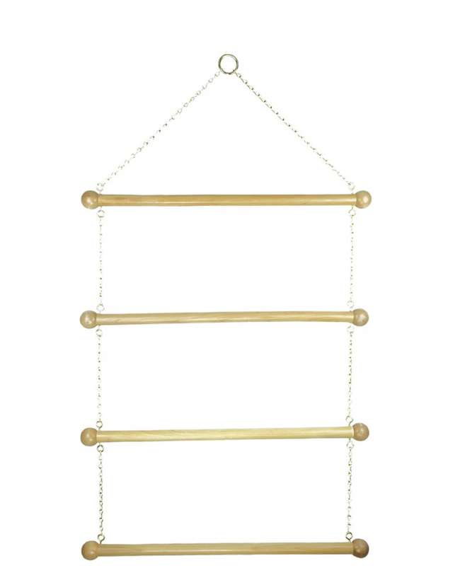 APPENDI COPERTE CON BARRE IN LEGNO