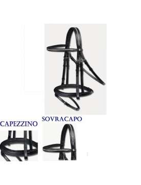 BRIGLIA INGLESE CON FRONTALINO E SOVRANUCA STRASS-4867