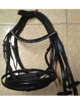 BRIGLIA INGLESE CON FRONTALINO E SOVRANUCA STRASS-4868