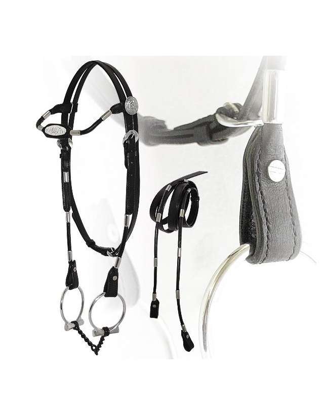 BRIGLIA WESTERN COMPLETA DI REDINI