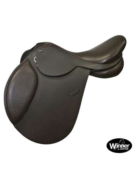 SELLA INGLESE IN CUOIO WINNER CLOSE CONTACT ARCIONE REGOLABILE