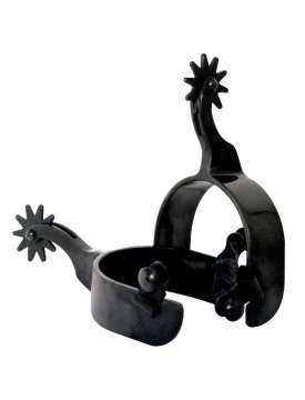 SPERONI WESTERN IN FERRO NERO-5536