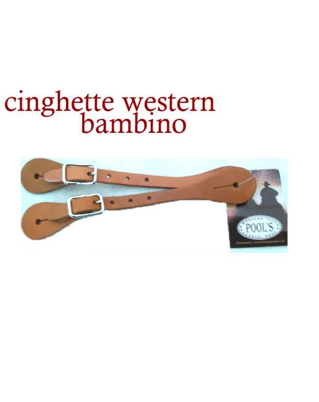 LACCIOLINI PER SPERONI WESTERN DA BAMBINO