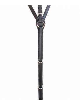PETTORALE IN CUOIO EQUESTRO FIBBIE INOX-5618
