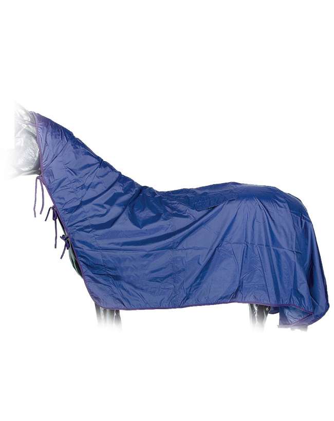 COPERTA IMPERMEABILE CON CAPPUCCIO PER CAVALLO