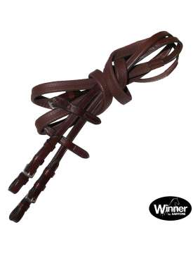 REDINI PER MONTA INGLESE IN CUOIO E GOMMA WINNER SARTORE-6686