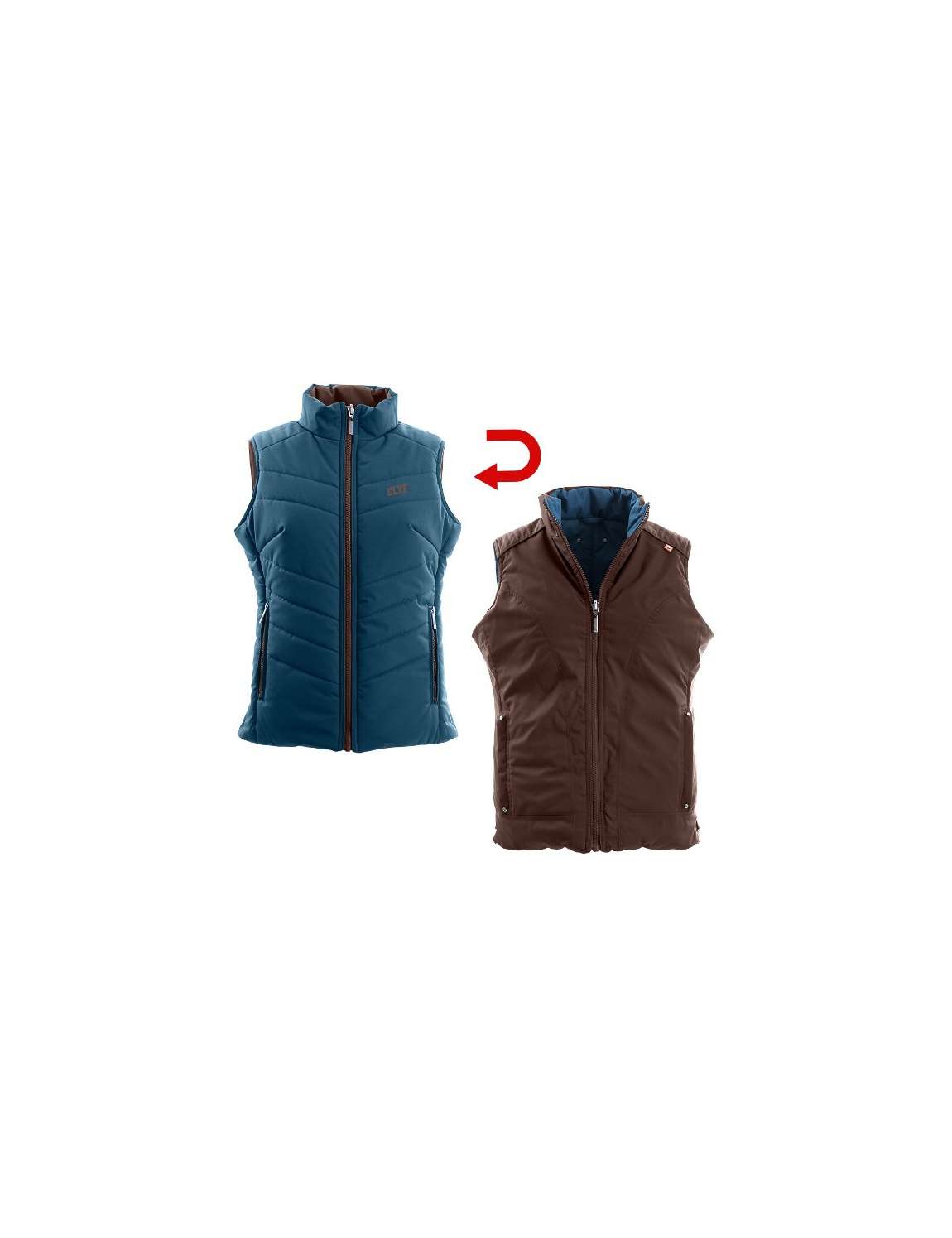 GILET DONNA DOUBLE-FACE - Equigold