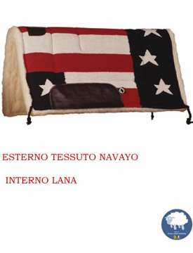 SOTTOSELLA WESTERN TESSUTO NAVAJO CON PURA LANA INTERNA-6781
