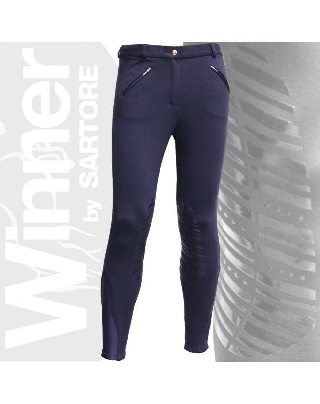 PANTALONE DONNA WINNER GRIP IN TESSUTO JERSEY ELASTICIZZATO