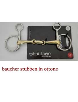 FILETTO BAUCHER STUBBEN IN OTTONE PIENO E LEVE INOX-7148