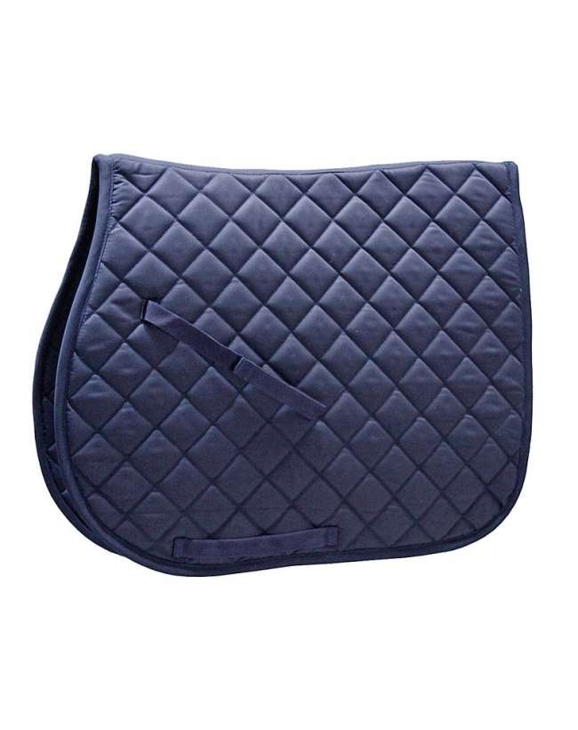 SOTTOSELLA IN COTONE TRAPUNTATO A ROMBI 5X5 CON INTERNO IMBO SOTTOSELLA INGLESE BASICO IN COTONE MISURA CAVALLO