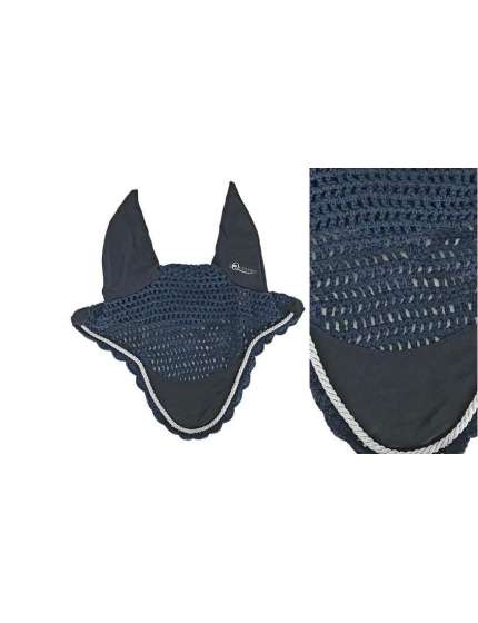 CUFFIA ANTIMOSCHE IN COTONE CON PASSAMANERIA
