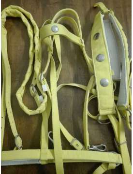 COMPLETO WESTERN BRIGLIA REDINI ABBASSATESTA E PETTORALE IN NYLON-7727