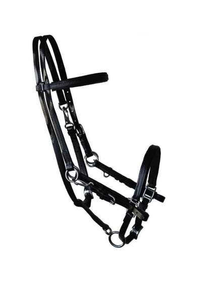 BRIGLIA DA TREKKING IN PVC CON REDINI