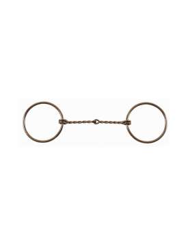 FILETTO WESTERN A TORCIGLIONE SOTTILE INOX-7812