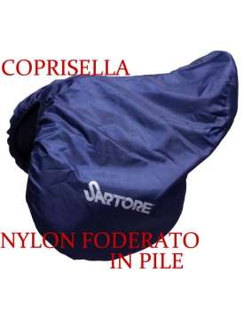 COPRISELLA IN NYLON FODERATO IN PILE ADATTO PER SELLA INGLESE-7873