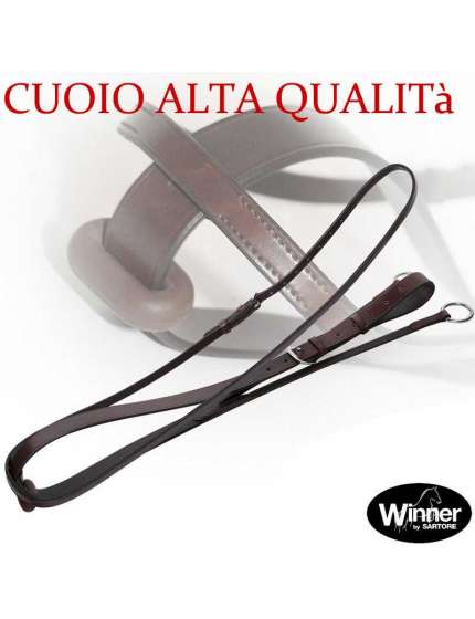 MARTINGALA INGLESE A COLLIER IN CUOIO ITALIANO DI ALTA QUALITà