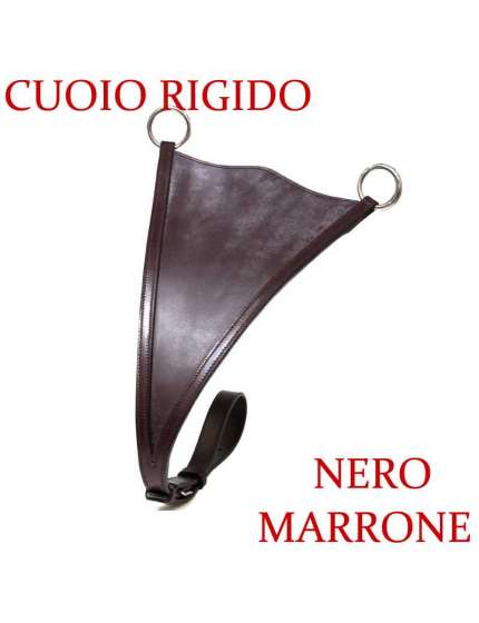 MARTINGALA INGLESE A VENTAGLIO CUOIO