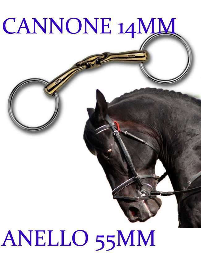 FILETTO SPRENGER IN AURIGAN AD ANELLI CANNONE DA 14MM