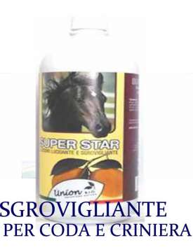 UNION BIO SUPER STAR LOZIONE LUCIDANTE E SGROVIGLIANTE PER CODA E CRINIERA-8100