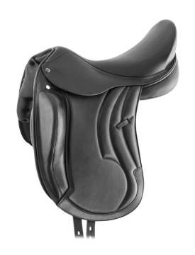 SELLA DA DRESSAGE LUSIANA EQUESTRO IN PELLE E CUOIO-8287