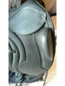 SELLA DA DRESSAGE LUSIANA EQUESTRO IN PELLE E CUOIO-8289