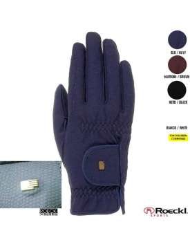 GUANTI PER EQUITAZIONE ROECKL GRIP MONOCOLORE-8326