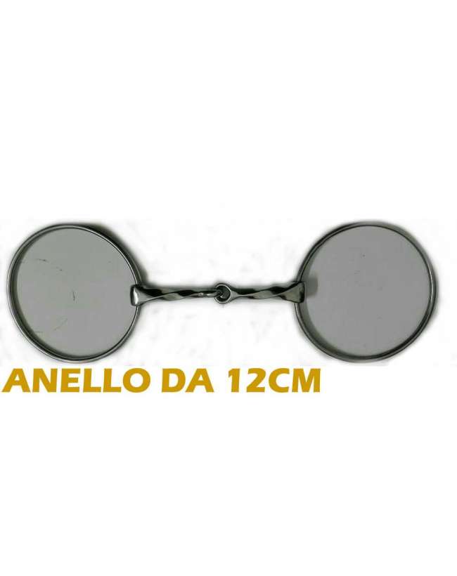 FILETTO TORCIGLIONE CON ANELLI DA 12CM