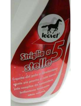 DISTRICANTE CRINI E LUCIDANTE MANTO STRIGLIA A 5 STELLE LEOVET-8451