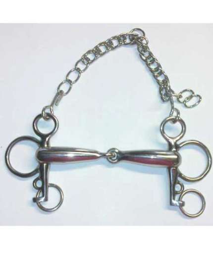 PELHAM PER CAVALLO ASTE CORTE CANNONE VUOTO