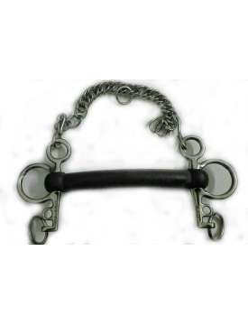 PELHAM INOX INTERO GOMMA ASTE CORTE-8478