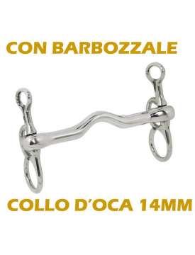 FILETTO INGLESE FRANCESINO A COLLO D'OCA DA 14MM-8479
