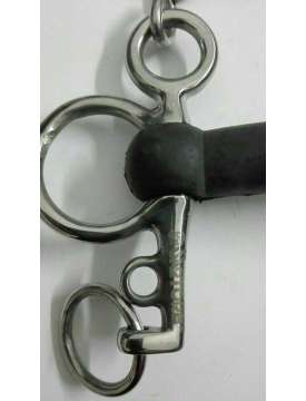 PELHAM INOX INTERO GOMMA ASTE CORTE-8480