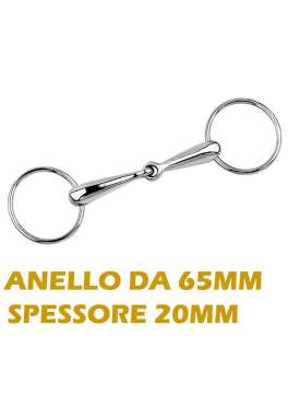 FILETTO AD ANELLI INOX CANNONE DA 20MM PIENO-8484