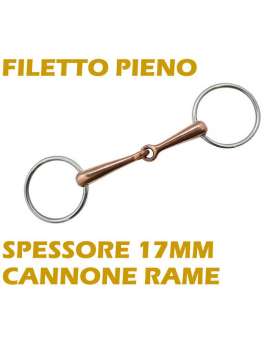 FILETTO AD ANELLI IN RAME PIENO-8491