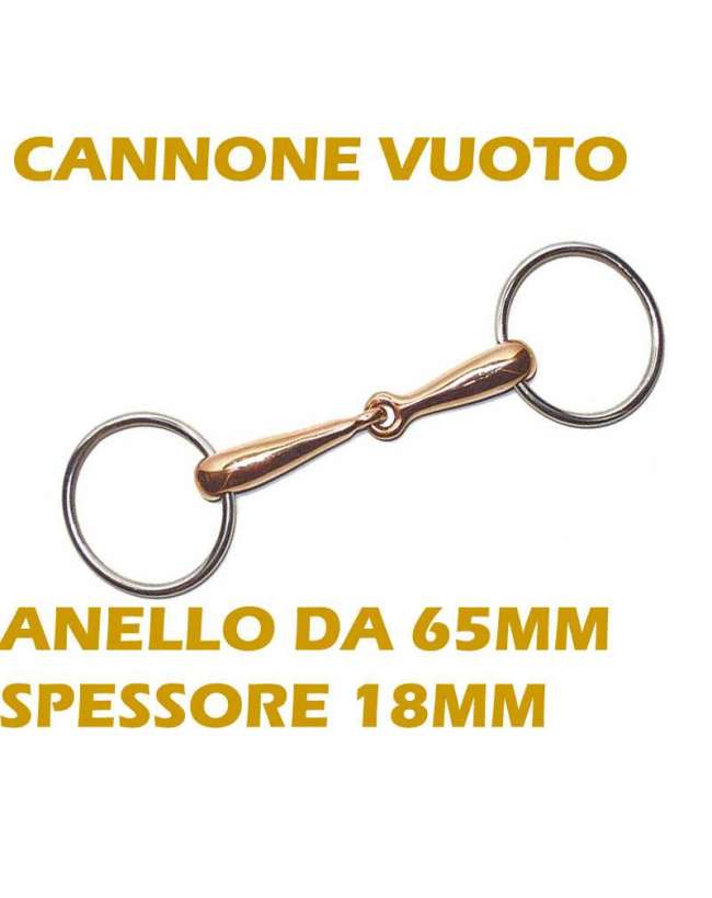 FILETTO PER EQUITAZIONE RAME VUOTO
