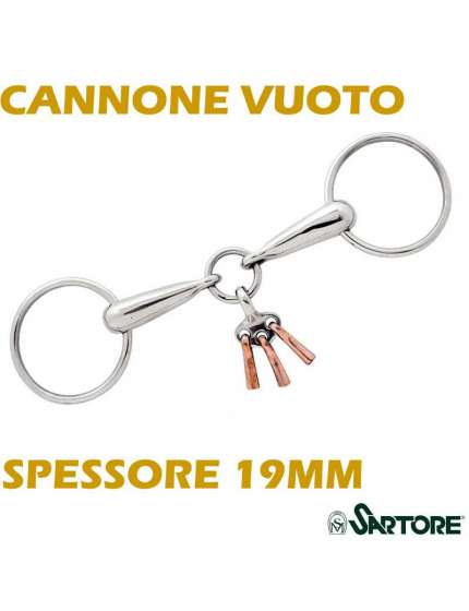 FILETTO PER CAVALLI AD ANELLI CON GIOCO IN RAME