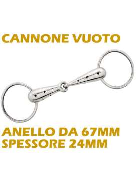 FILETTO INOX AD ANELLI CON FORI SUL CANNONE-8502