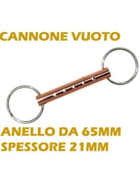 FILETTO PER CAVALLI CANNONE IN RAME-8505