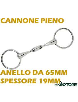 FILETTO AD ANELLI CON OLIVA CENTRALE E CANNONE DA 19MM-8507