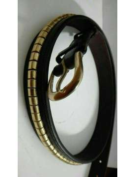 CINTURA IN CUOIO CON CLINCHER OTTONE RIFINITURE ECCELLENTI-8525