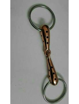 FILETTO PER CAVALLI IN RAME FORATO-8527