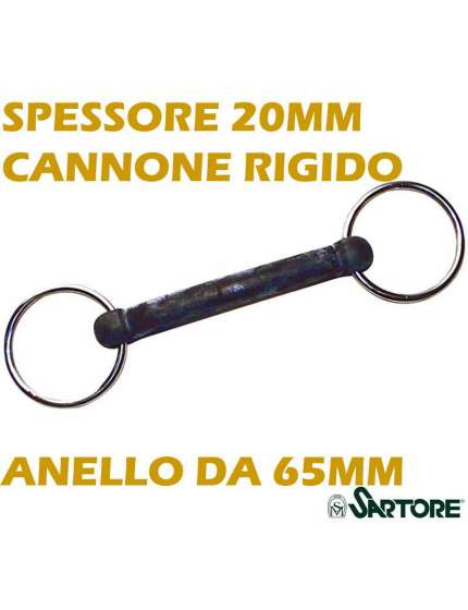 FILETTO IN GOMMA RIDIGA CON CANNONE DA 20MM