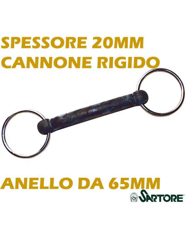 FILETTO IN GOMMA RIDIGA CON CANNONE DA 20MM