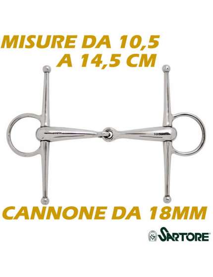 FILETTO AD ASTE INOX VUOTO DA 18