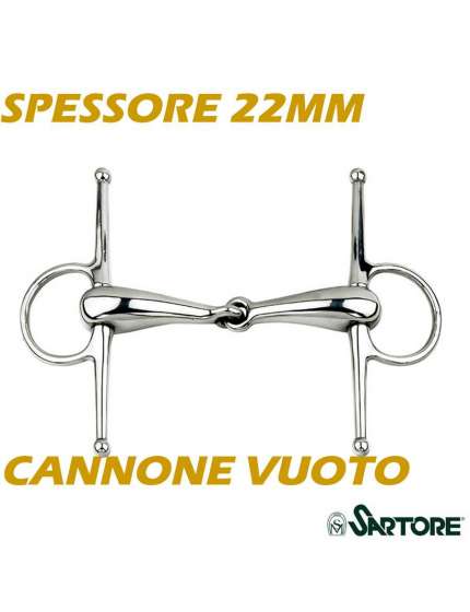 FILETTO PER CAVALLO AD ASTE VUOTO GROSSO