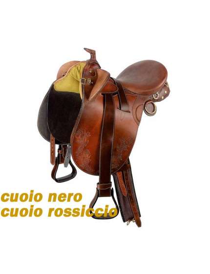 SELLA AUSTRALIANA IN CUOIO PER CAVALLO