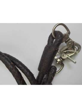 REDINI WESTERN DA BARREL IN CUOIO E MOSCHETTONI-8745
