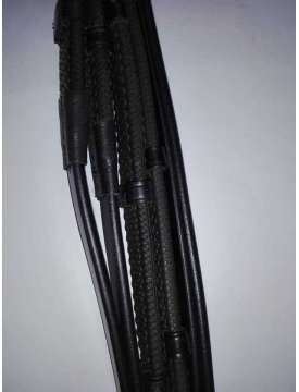 REDINI PER EQUITAZIONE IN CUOIO E GOMMA CON TACCHETTE WINNER SARTORE-9065