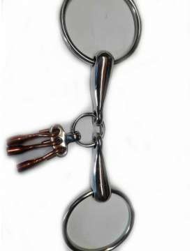 FILETTO PER CAVALLI AD ANELLI CON GIOCO IN RAME-9243